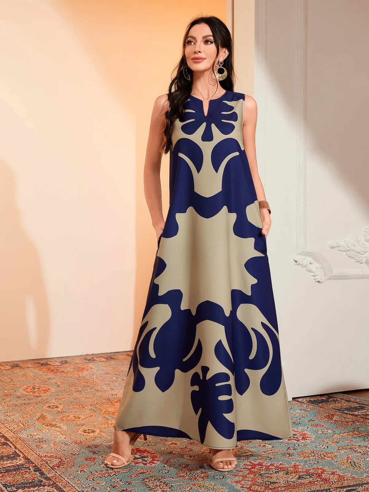 Mira – zwiewna sukienka maxi w kwiaty