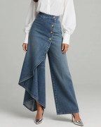 Eleganza - Zawijane jeansy