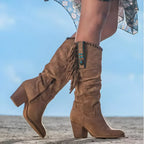 ALICE - Skórzane kowbojskie buty