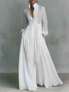 Elisa - sukienka maxi patchwork