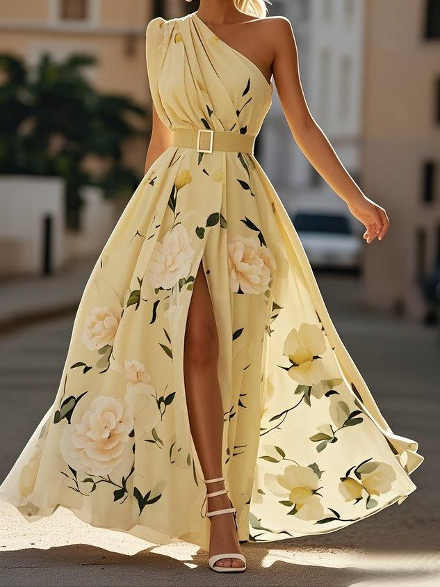 Oliwia - sukienka maxi w kwiaty