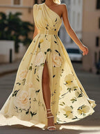 Oliwia - sukienka maxi w kwiaty