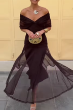 Valentina – elegancka sukienka maxi z dekoltem V