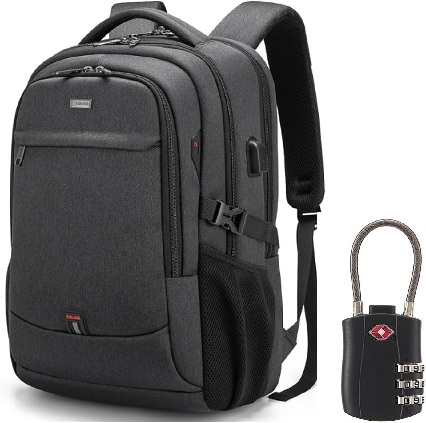 Podróżny antykradzieżowy na laptopa z portem USB smart