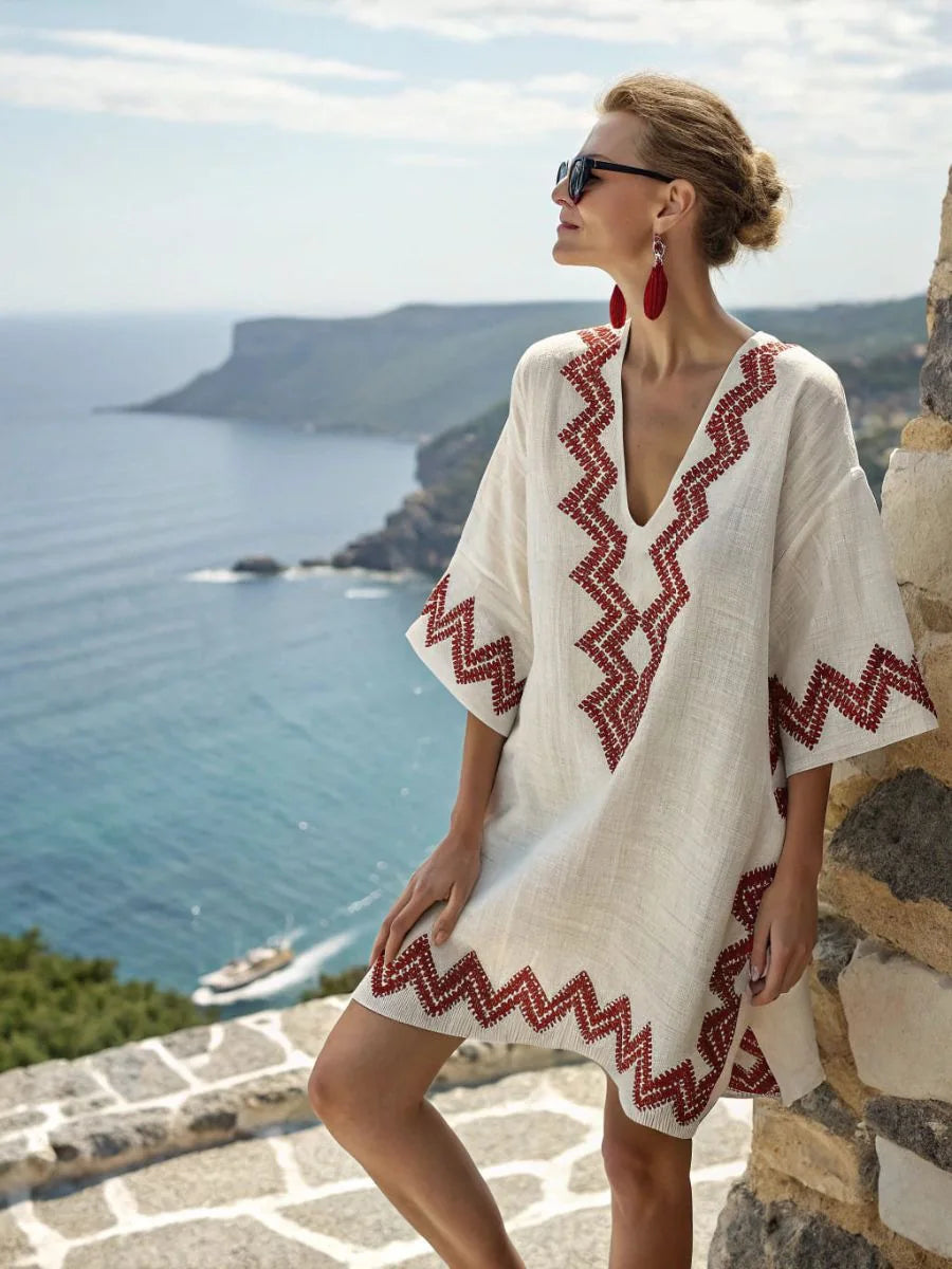 Mira – sukienka midi w print