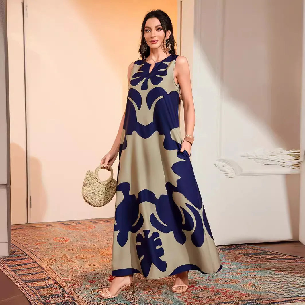 Mira – zwiewna sukienka maxi w kwiaty
