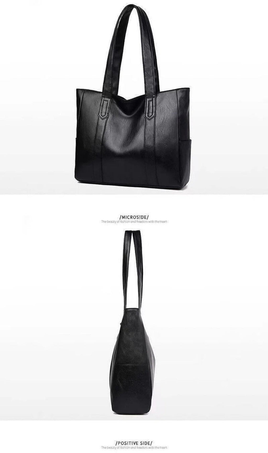 Damska Designerska Torebka Shopper na Ramię Nowoczesna