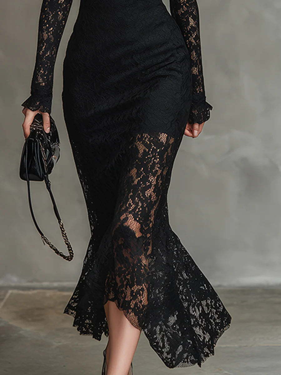 Teresa - sukienka maxi fishtail