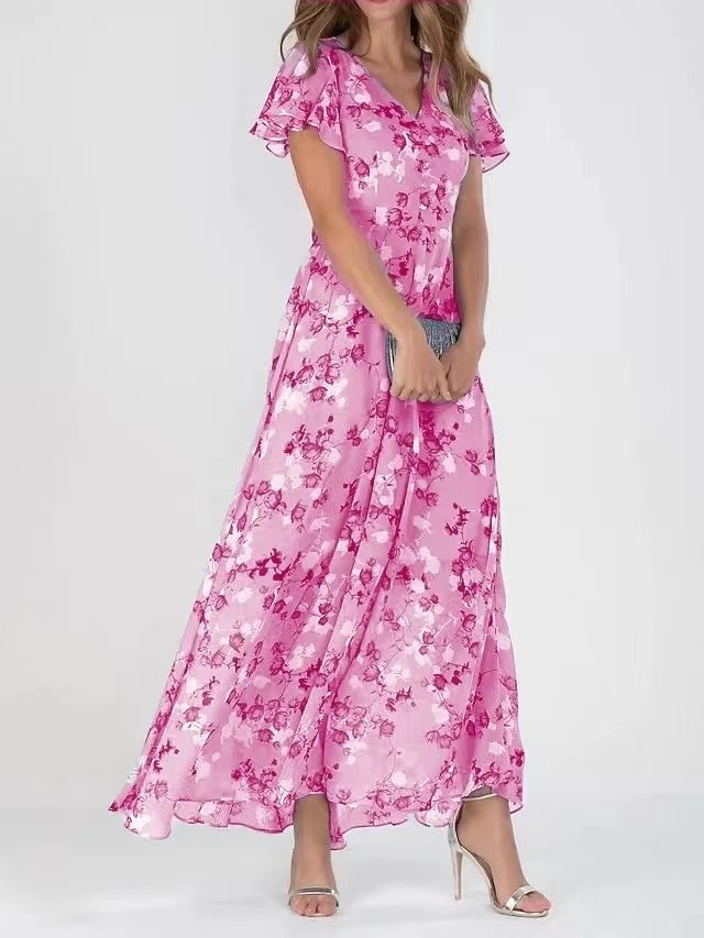 Berta –  sukienka maxi w kwiaty