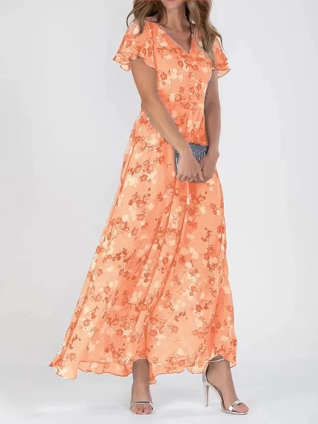 Berta –  sukienka maxi w kwiaty