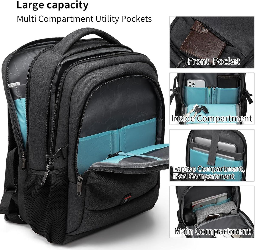 Damski elegancki plecak wodoodporny USB