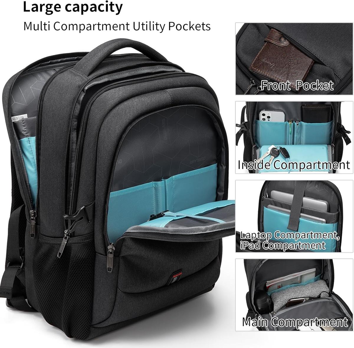 Damski elegancki plecak wodoodporny USB