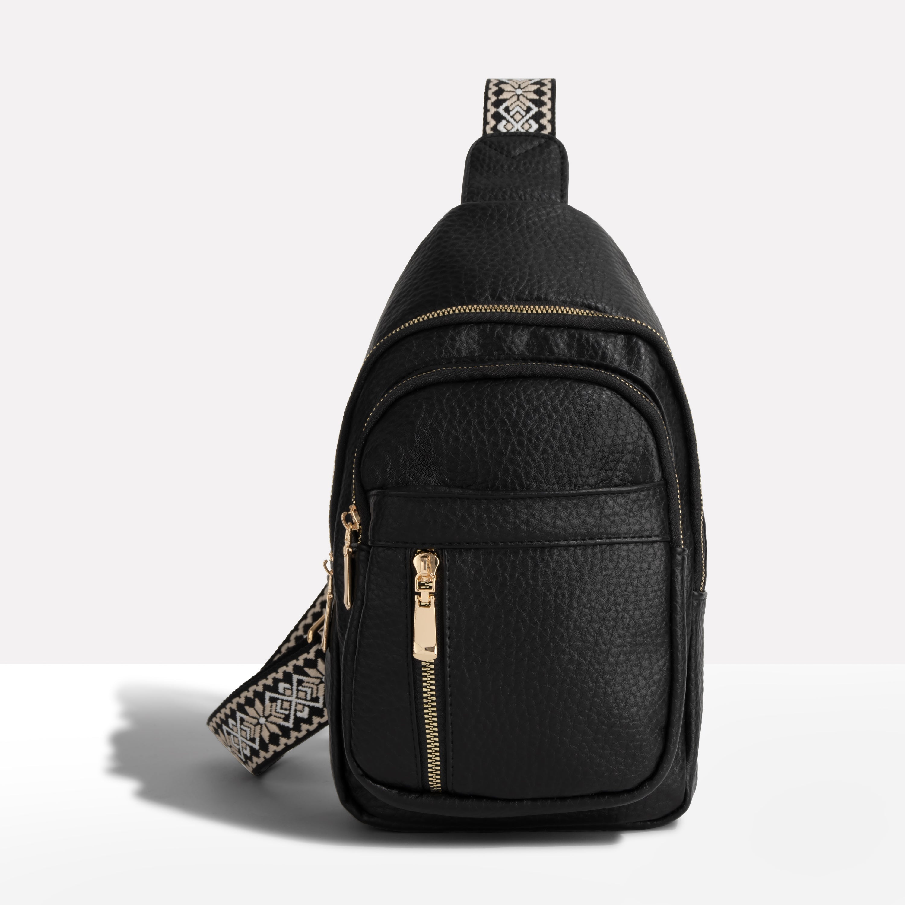Torba crossbody z wieloma przegrodami i bezpiecznym zamkiem błyskawicznym