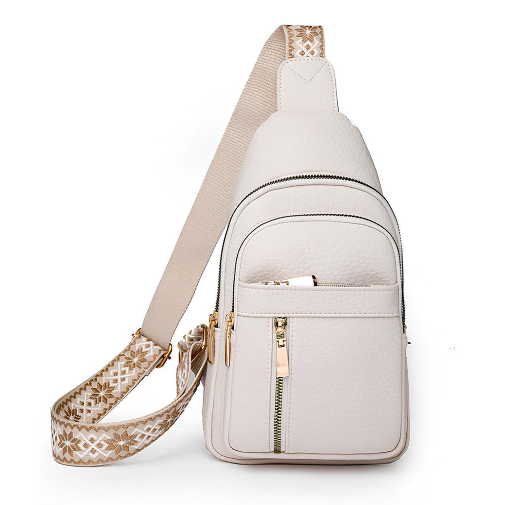 Torba crossbody z wieloma przegrodami i bezpiecznym zamkiem błyskawicznym