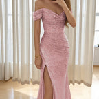 Aurelia – cekinowa sukienka maxi