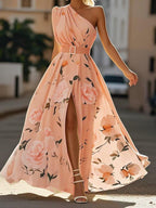 Oliwia - sukienka maxi w kwiaty