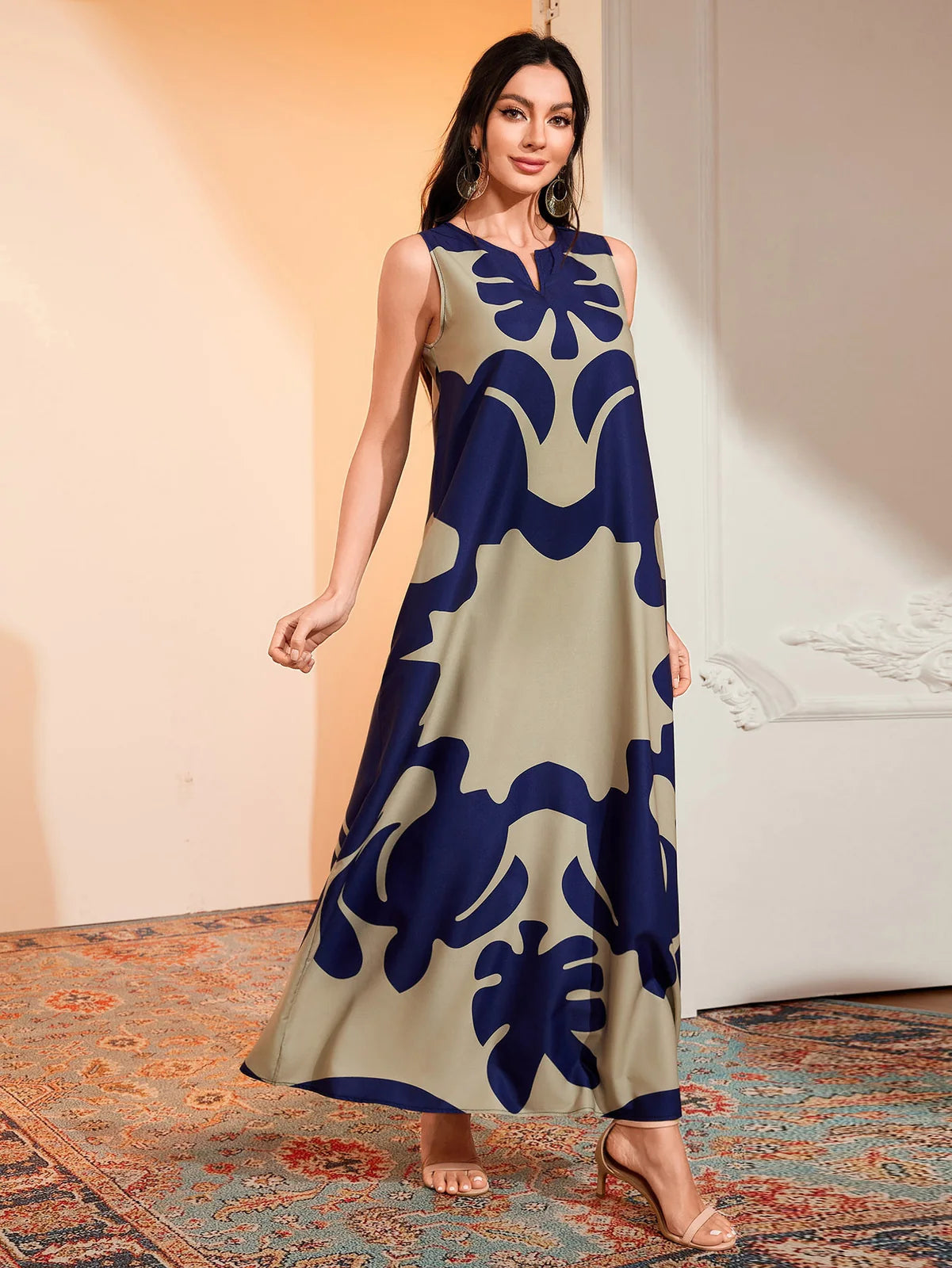 Mira – zwiewna sukienka maxi w kwiaty