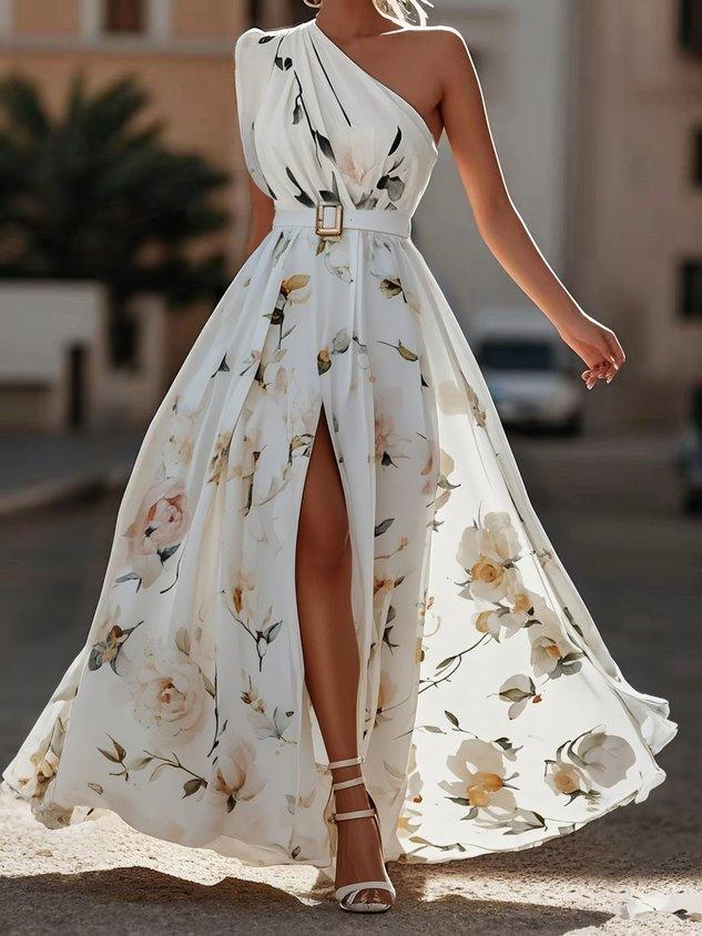 Oliwia - sukienka maxi w kwiaty