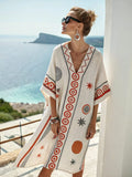 Mira – sukienka midi w print