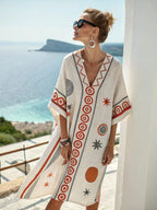 Mira – sukienka midi w print
