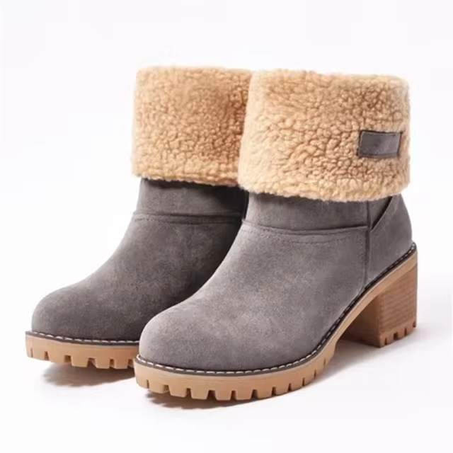 Luisa™ – Stylowe, ciepłe śniegowce ze skóry