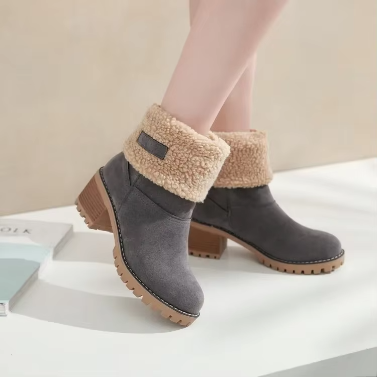 Luisa™ – Stylowe, ciepłe śniegowce ze skóry