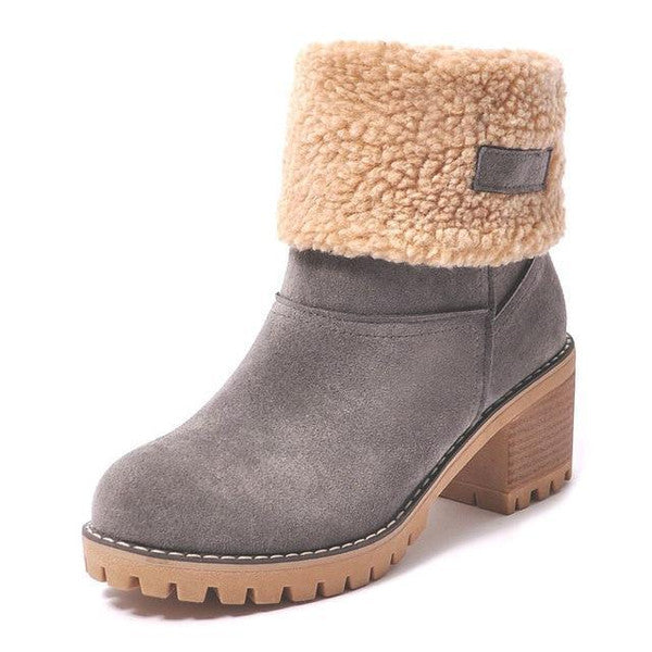 Luisa™ – Stylowe, ciepłe śniegowce ze skóry