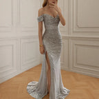 Aurelia – cekinowa sukienka maxi