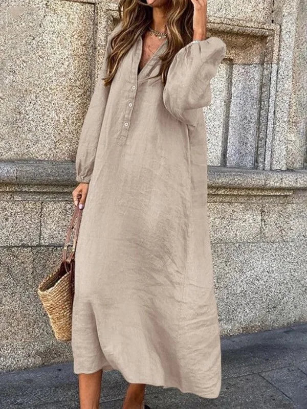 Mila – codzienna sukienka V-neck