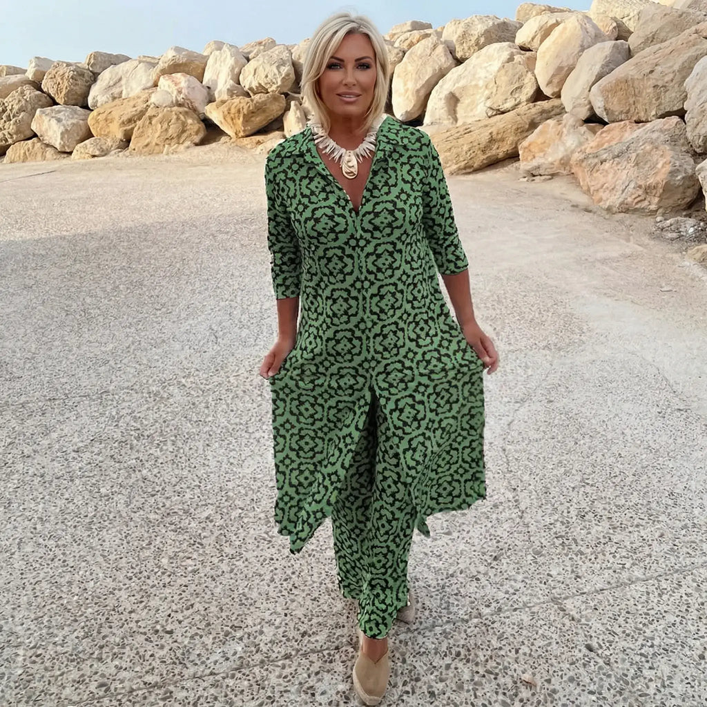 Alina – komplet z zapięciem na guziki