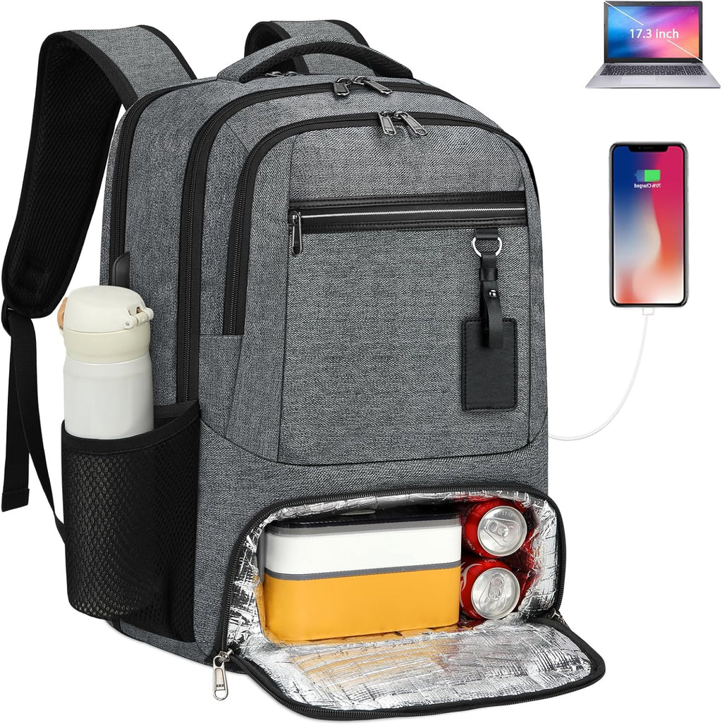 Wodoodporny plecak podróżny na laptopa i lunch z portem USB