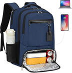 Wodoodporny plecak podróżny na laptopa i lunch z portem USB